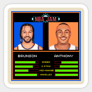 Brunson & Anthony - NBA Jam Edition Sticker